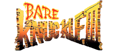 Bare Knuckle 3 logo for Sega Mega Drive